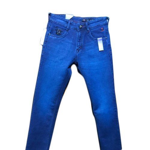 Men Skin Friendly Plain Casual Wear Denim Jeans