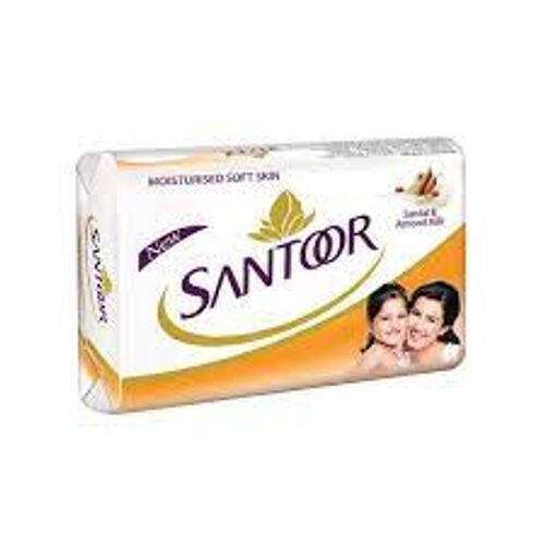 Organic Soft Santoor Bath Soap For Softer Smoother And Moisturised Skin