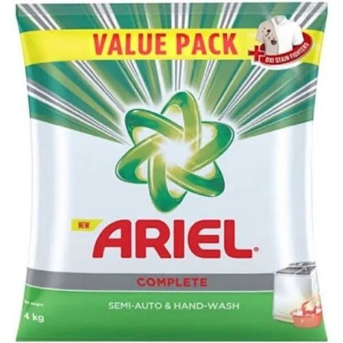 4 Kg Packaging Size Fresh Fragrance White Ariel Complete Detergent Washing Powder  Benzene %: 100%