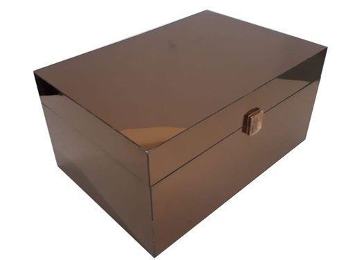 Rectangular Recyclable Environment Friendly Thick And Strong Rectangle Brown Acrylic Gift Box