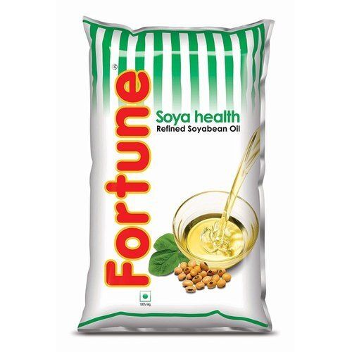 Safe Pure And Chemical Free Fortune Soya Health Refined Soyabean Oil, 1 L Pouch