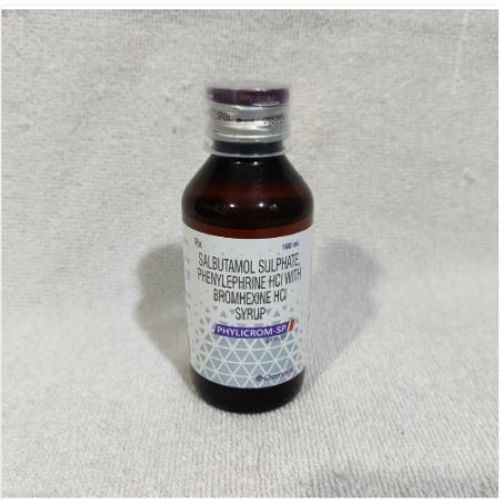 Salbutamol Sulphate Phenylephrine Hcl With Bromhexine Syrup