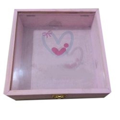 Thick And Strong Recyclable Environment Friendly Wooden Acrylic Printed Gift Box