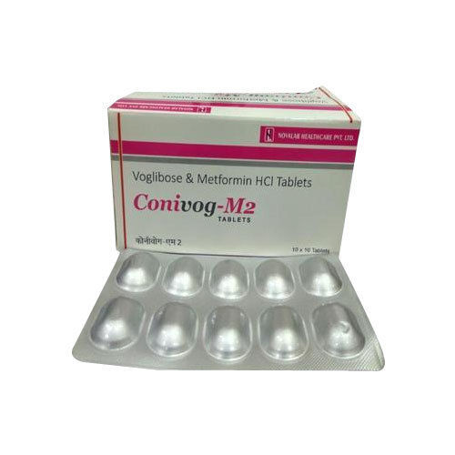 Voglibose & Metformin Hcl Tablets 10x10 Tablets