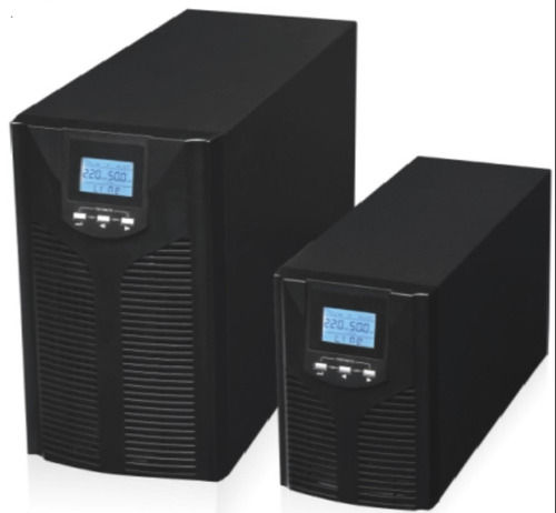 Black 1Kva To 3Kva Capacity 95% Efficiency 1 Phase In - 1 Phase Out Configuration Eco Lite Online Ups