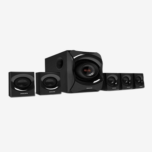 Black Audio Home Theater Speaker With Bluetooth