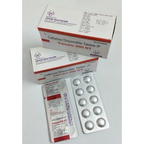 Cefixime Dispersible Tablets Ip, 10x10 Tablets