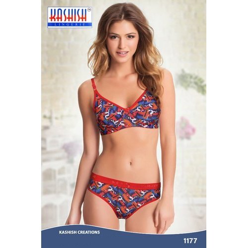 Padded Kashish Fancy Printed Bra Panty Set With Hosiery Cotton Fabrics And  Sizes Available 30, 32, 34, 36, 38, 40 at Best Price in Ulhasnagar