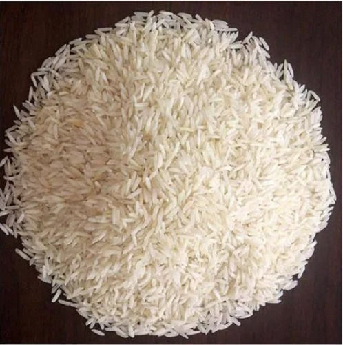  1 किलोग्राम सामान्य खेती का पैक मध्यम अनाज वाला सफेद बासमती चावल 
