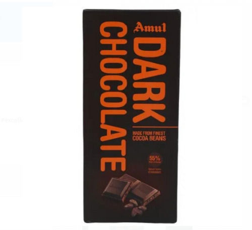Pack Of 150 Gram Sweet Taste Cocoa Bean Amul Dark Chocolate Bar