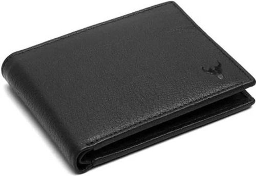 Water Resistance And Modern Black Genuine Leather Nape Hide Rfid Wallet For Men Design: Plain