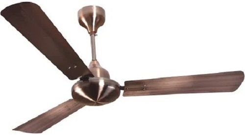 Metallic Brown Shiny Finish Ceiling Stylish Fan For Cooling In Home, 50 Watt  Blade Diameter: 1200 Millimeter (Mm)