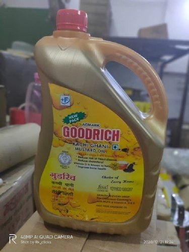 100% Natural Fresh Healthy Good Rich Pure Kachi Ghani Mustard Oil For Cooking