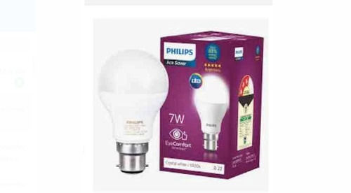 Energy Efficient Warm White Light Color Dome Shape Plastic Material Led Bulb, 7 Watt  Usage: Industrial