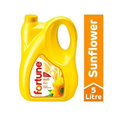 99% Sun Lite Fortune Sunflower Refined Oil, 5 Liter Pack