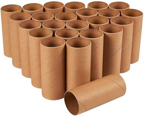 Biodegradable And Recyclable Round Brown Kraft Paper Tube  Size: 3.5-16 Mm