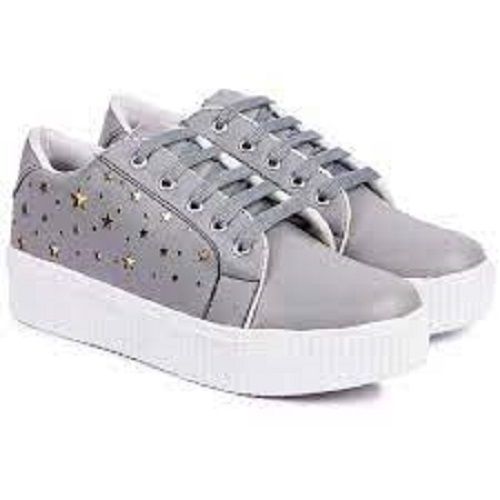 White Casual Wear And Slip Resistance Comfortable Shoes