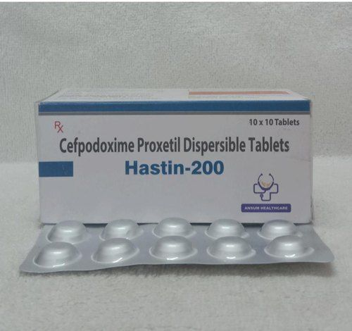 Cefpodoxime Proxetil Dispersible Tablets - 10 x 10 Tablets | Antibiotic for Bacterial Infections, Safe Usage as Per Doctor''s Suggestion, Starts Acting Immediately