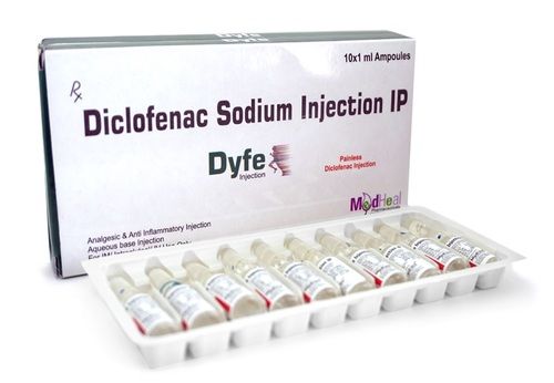 Dyfe Diclofenac Sodium Injection Ip, 10x1 Ml Ampoule Pack