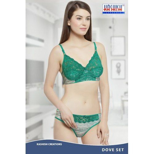 All Green Net Bra Panty Set With Daily Wear And Sizes Available 30, 32, 34,  36, 38, 40 at Best Price in Ulhasnagar