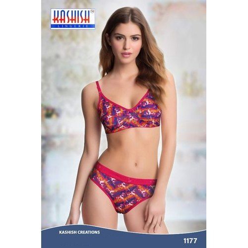 Padded Lady Fancy Printed Bra Panty Set With Sizes Available 30, 32, 34,  36, 38, 40 at Best Price in Ulhasnagar