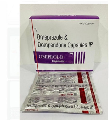 Omeprazole And Domperidone Pack Size 10X15 Capsules General Medicines