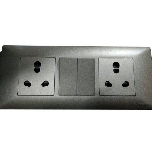 Recyclable Environment Friendly And Finely Finished Misty Grey 10a Modular Ip55 Electrical Switch Board