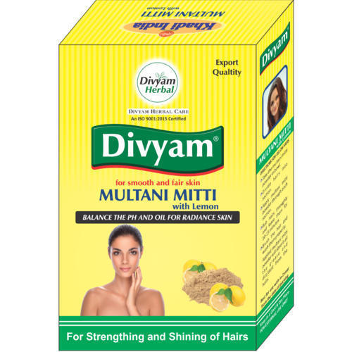 Best Quality Skin Care Herbal Multani Mitti With Lemon Face Pack 