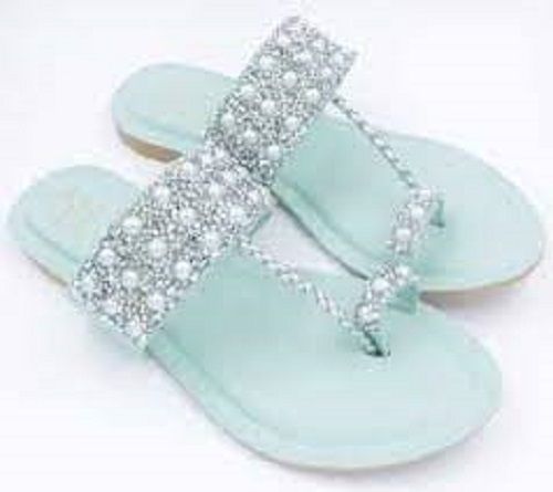 Wedges Comfortable And Breathable Light Weight Sky Blue Flat Sandal