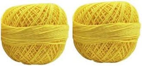 Highly Durable And Easy To Use Lightweight Yellow Polyester Cotton Yarn Packaging: Rolls