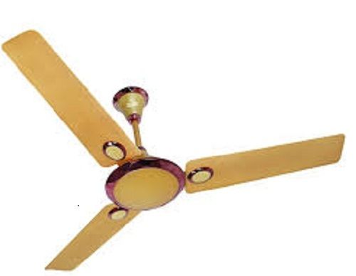 Low Power Consumption And Energy Efficient Wall Mounted Yellow Maroon Ceiling Fan