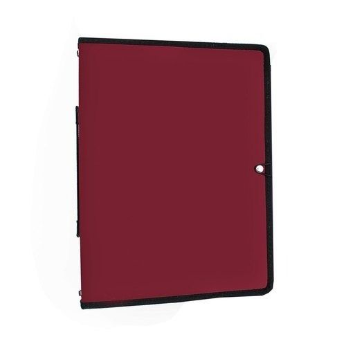 Plastic Maroon And Black Color A5 Size Rectangular Shape Office File Folder For Office 