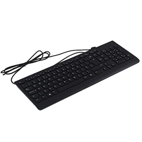 Modern Space-Saving Ergonomic Marvel Matching Lenovo 300 Usb Keyboard All-Day Comfort At Your Fingertips Application: Typing