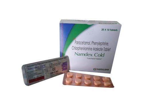 Paracetamol Anti Cold Tablets Health Supplements