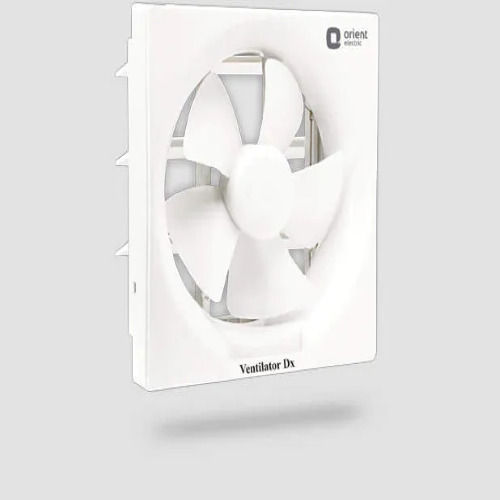 Orient Electric Ventilator Dx Fan White Lightweight Body With Sleek Stylish Design For Long Life Blade Material: Plastic