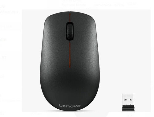 Pvc Usb Receiver 1200Dpi Black Lenovo 400 Wireless Mouse For Computer And Laptop Use