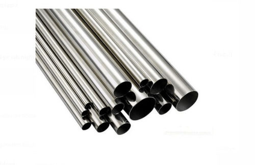 Round Shape 2 Mm Thickness 5 Meter Length Silver 2304 Stainless Steel Pipe  Application: Construction