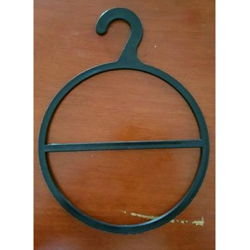 Garment Round Shape And Black Color Scarf Hanger With 15 Mm Thickness And 200 Mm Diameter