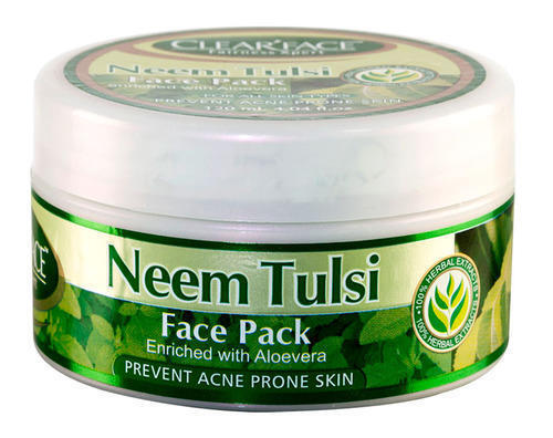 Waterproof Skin Friendly And Glowing Free From Parabens Easy To Apply Neem Tulsi Face Pack