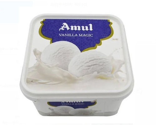 Sweet And Delicious Taste Vanilla Flavor Amul Ice Cream 