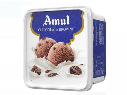 Sweet Taste With No Added Preservatives Amul Chocolate Brownie Ice Cream  Age Group: Children