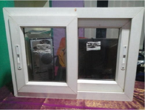 White Powder Coated And Rectangular Anti Rust Aluminum Window For Home Application: Indoors