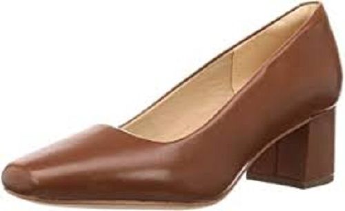 Brown 6-8 Size Ladies Leather Formal Shoes For Office Use