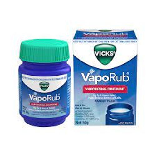 Relieves 6 Cold Symptoms Vicks Vaporub, 25 Gm Application: External Use