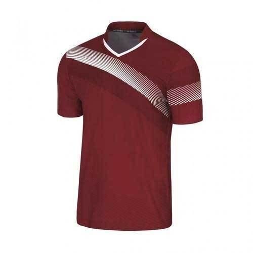 Comfortable For Indian Environment Conditions Red Designer Sports Jersey