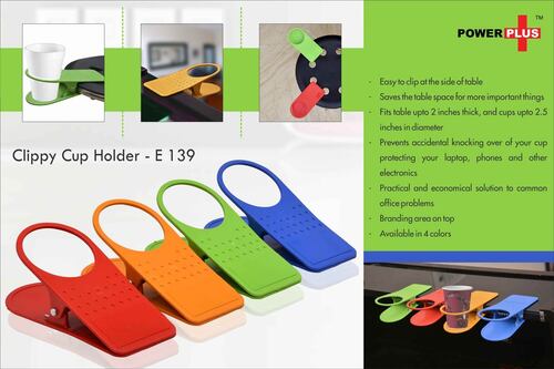 Multicolor Easy To Clip Light Weight Clippy Cup Holder