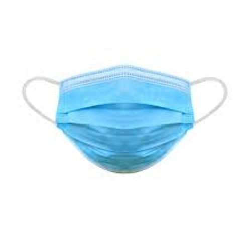 Red With White Free Size Germs Protection Multiuse Disposable Blue Pores Face Mask For Safety 