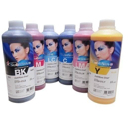 Plastic High Performance Easy Dissolving Waterproof Multicolor Sublimation Printing Ink