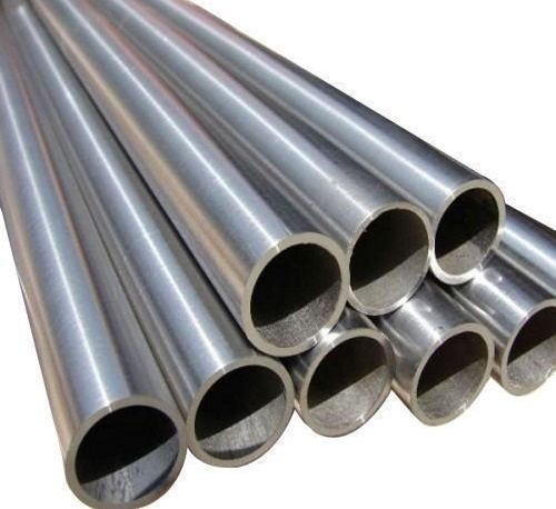 High Strength Ruggedly Constructed Silver Round Solid Seamless Stainless Steel Pipe