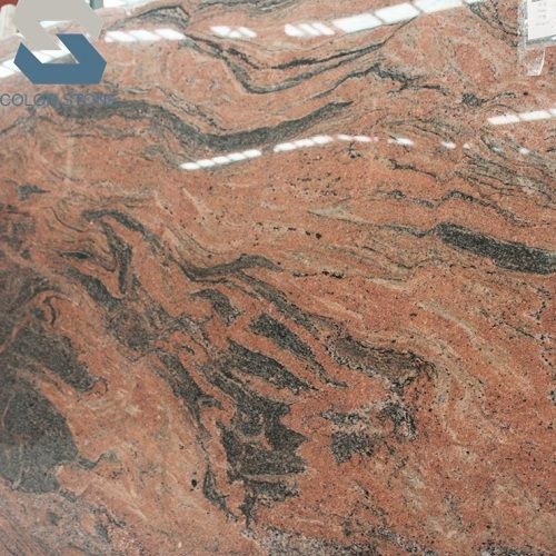 Light Weight And Scratch Resistant Brown Granite Slab Size: Small